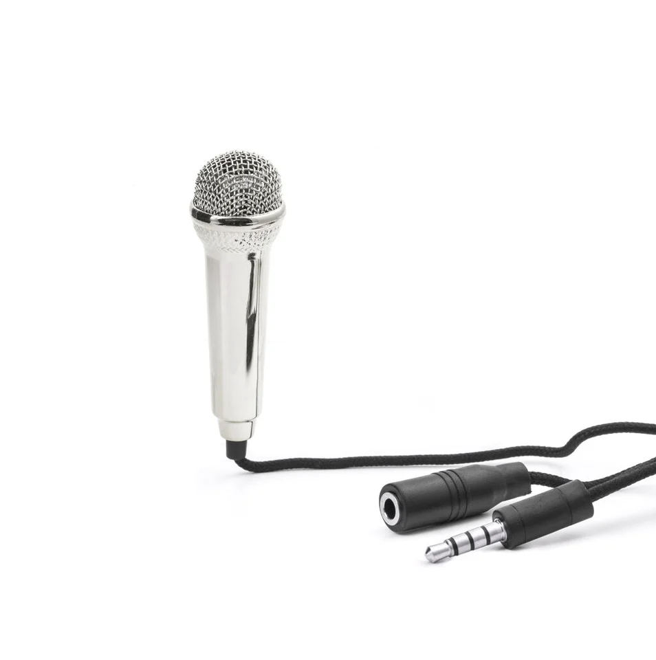 Kikkerland Mini Microphone Silver - 4
