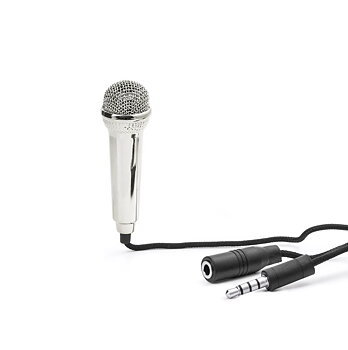 Kikkerland Mini Microphone Silver