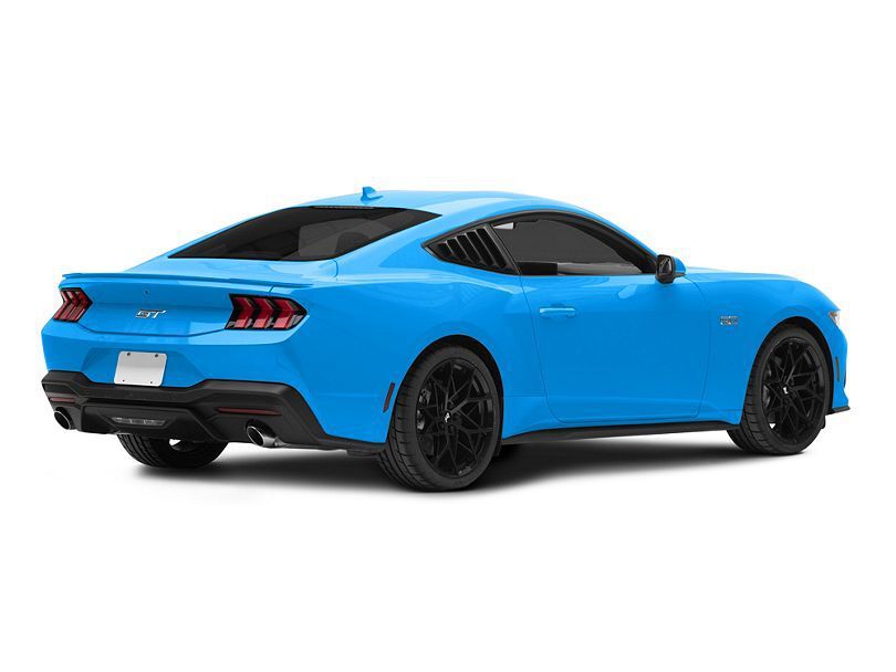 Quarter Window Louvers - Blank svart (MUSTANG 24-25) - 3
