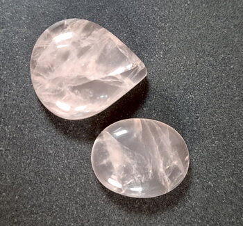 Rosenkvarts  Cabochon,  - AA+kvalitet - Parti 2st