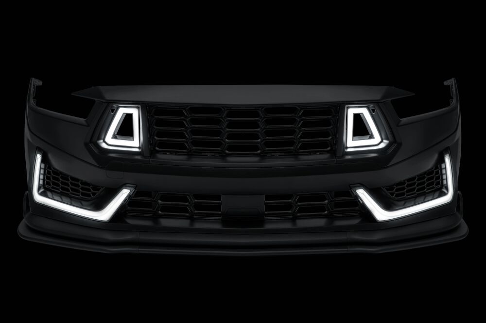 DARKHORSE LED Style Stötfångare - Kitt  (MUSTANG 24-25 GT, Ecoboost) - 3