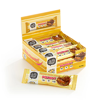 Bar Protein Peanut 37g Yubi