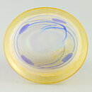 Bertil Vallien (Galaxy Blue 1982) Oval Bowl with Blue Abstract Decor 13 cm