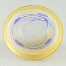 Bertil Vallien (Galaxy Blue 1982) Oval Bowl with Blue Abstract Decor 13 cm
