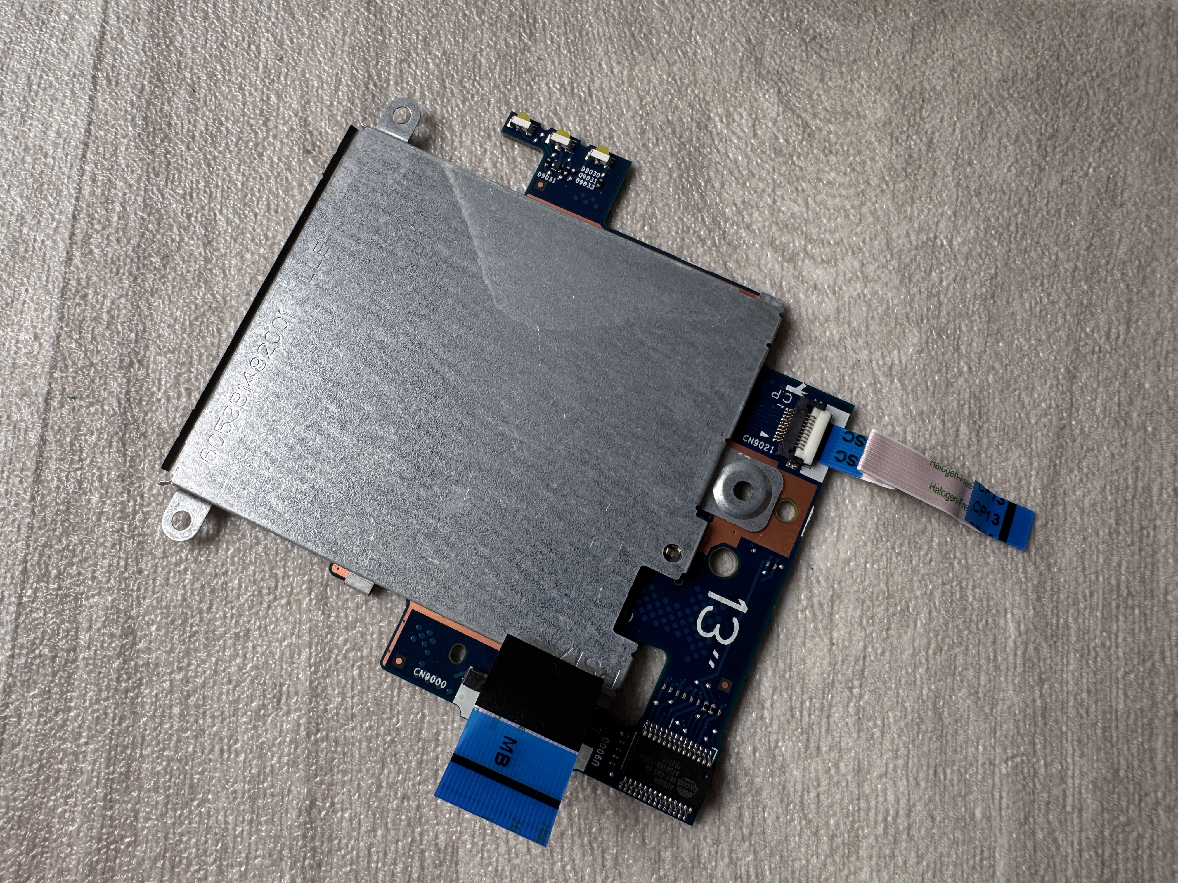 Original HP Smartcard SC Reader board / SC-kortläsare För EliteBook 830 725 G5 G6