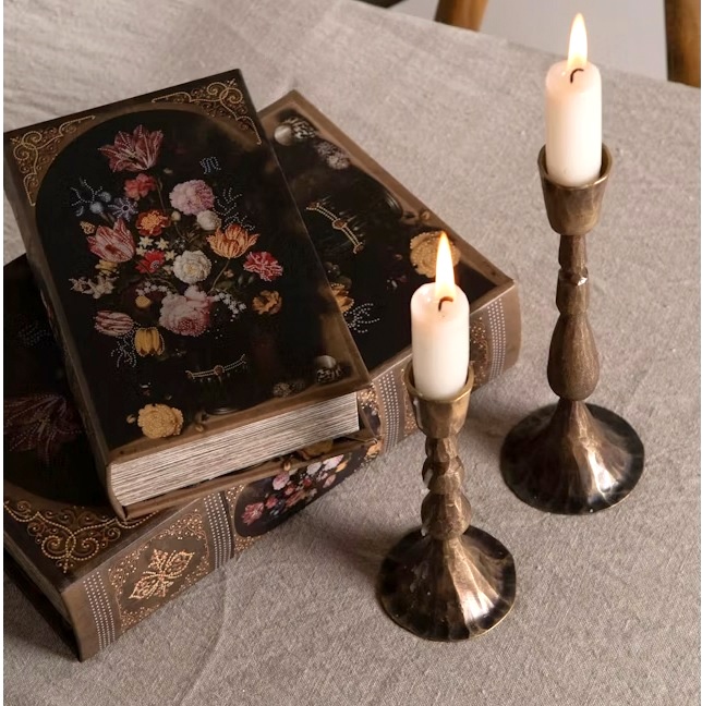 Bokask boklåda bokgömma Rosor shabby chic lantlig stil Gårdsromantik - 2