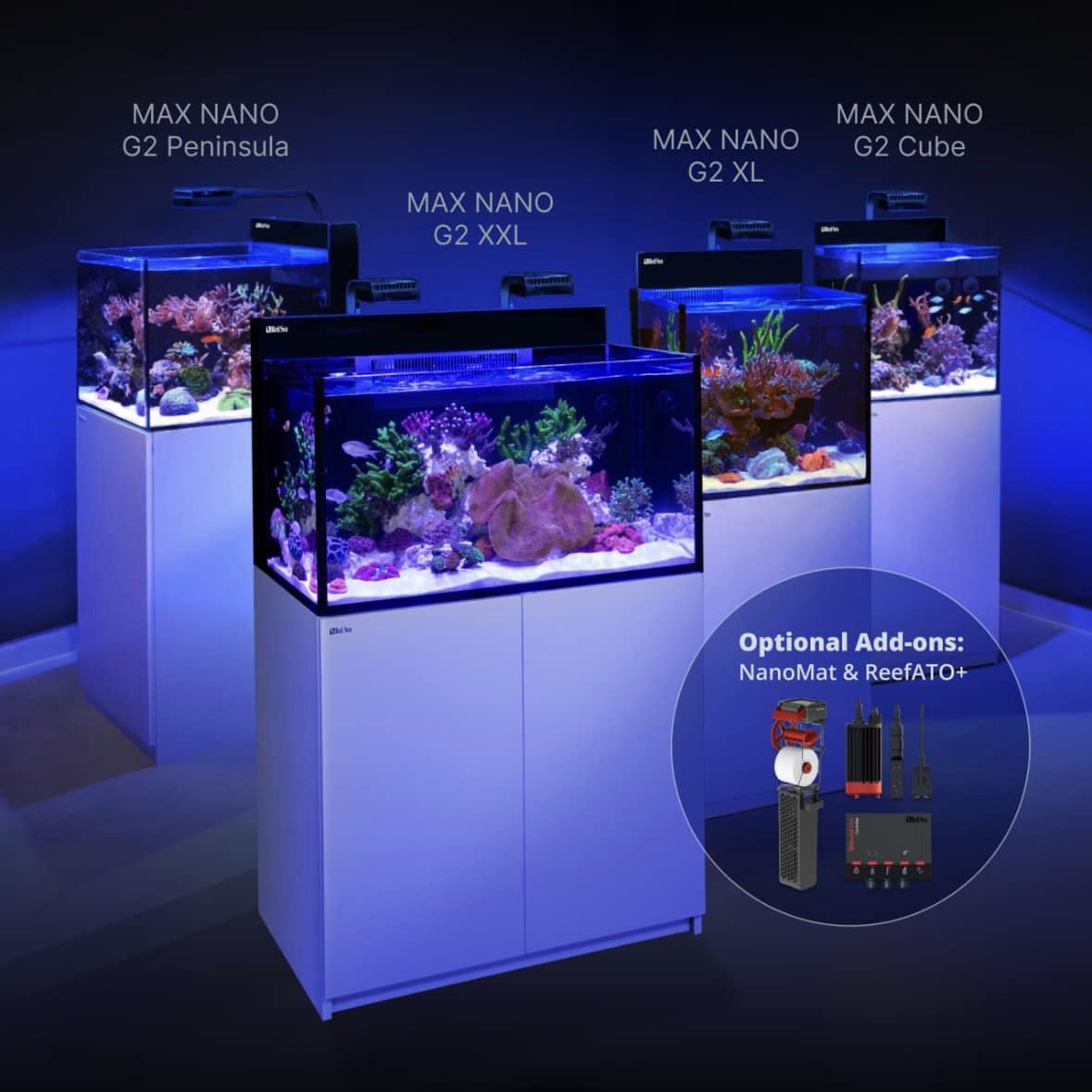 Red Sea Nano G2 XXL 200Liter Komplett plug & play saltvattensakvarium - 8