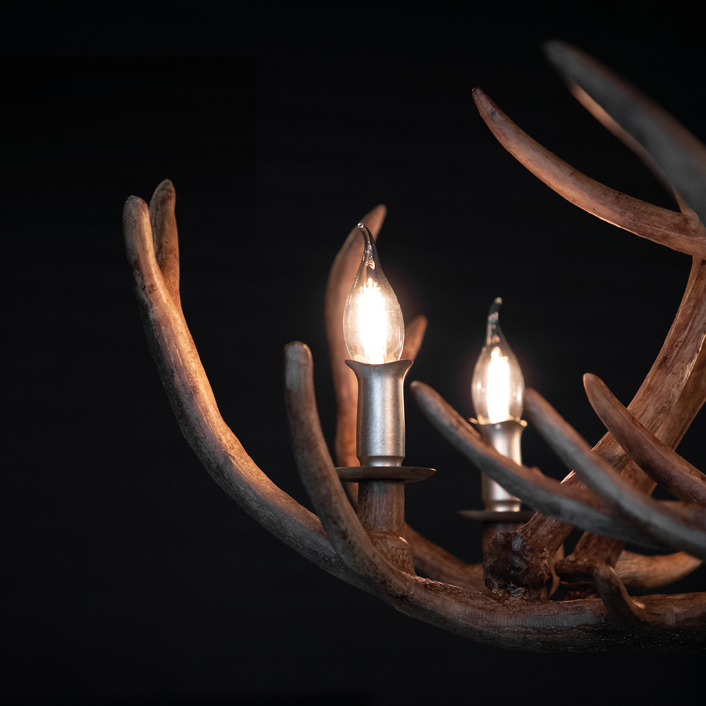 Ceiling light Antler Natur L - 4