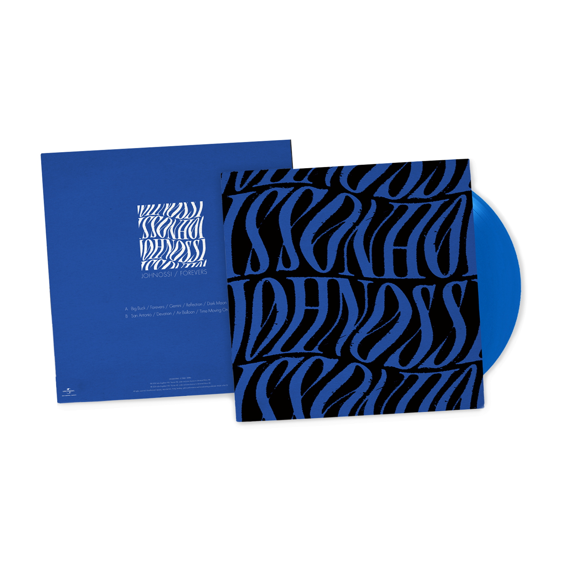 JOHNOSSI - FOREVERS (BLUE VINYL LP)