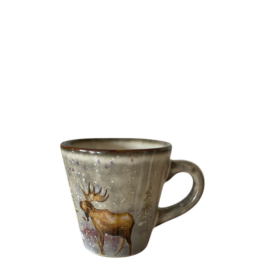 Glöggkopp med älgmotiv