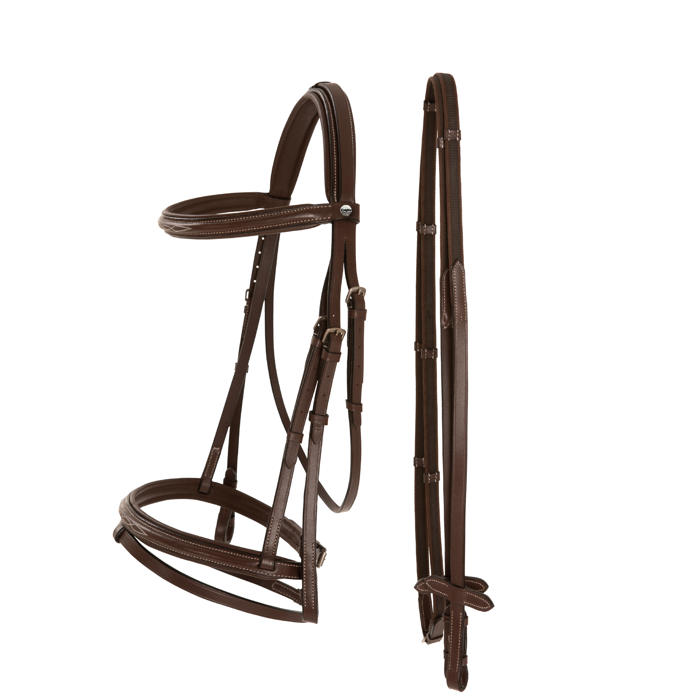 Knights Bridle Sir Patric - Chocolate - Soft leather