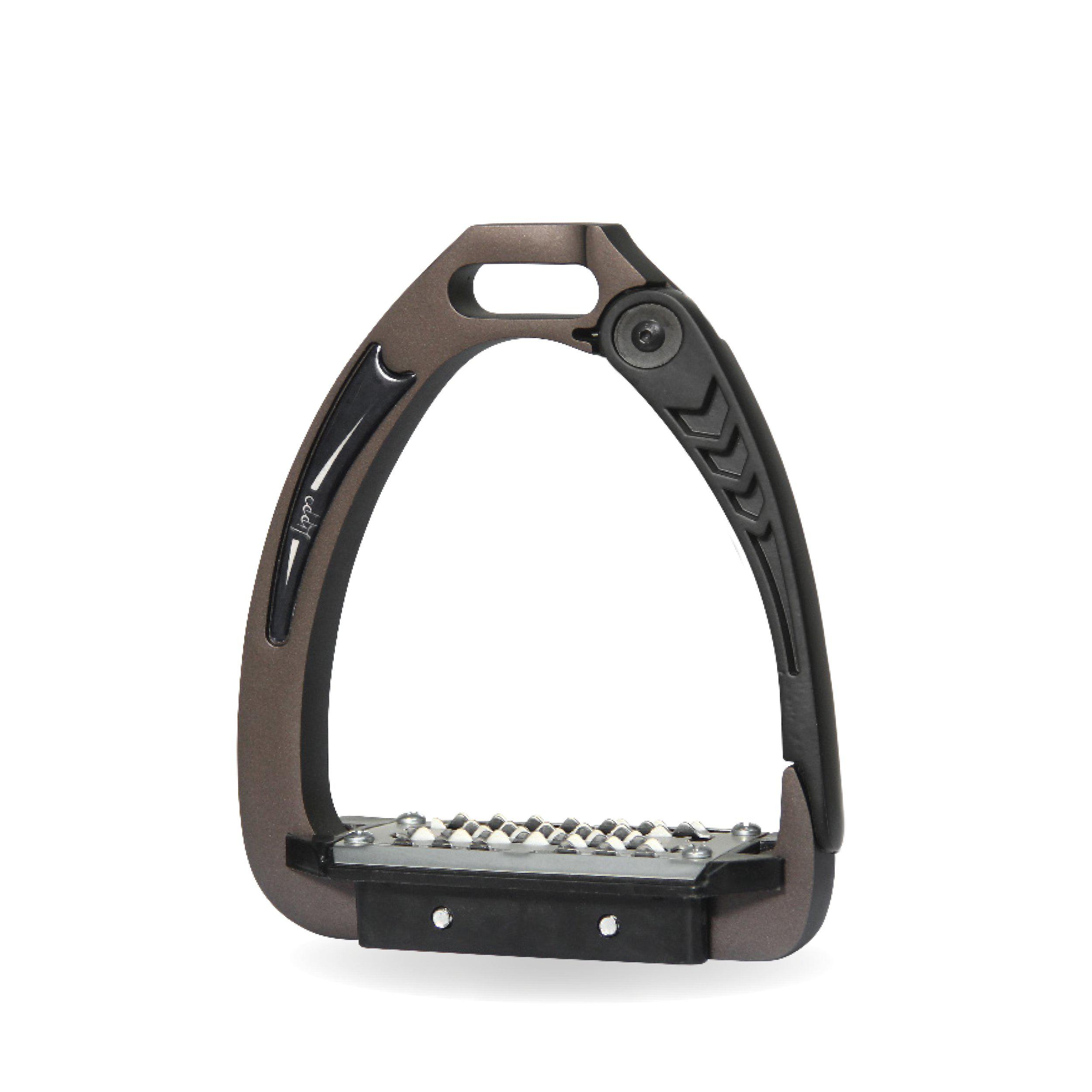 Sikkerhetsstigbøyler Lippo PRO Aluminium 12 cm voksen FLERE FARGER - 3