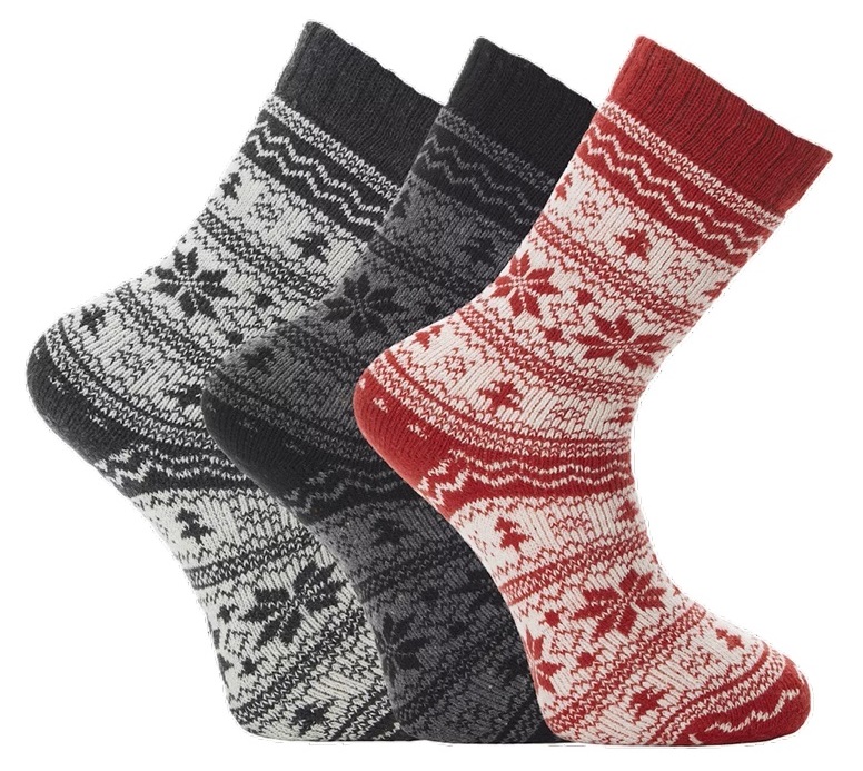 3-Pack Klassiska Ullsockor Nordic