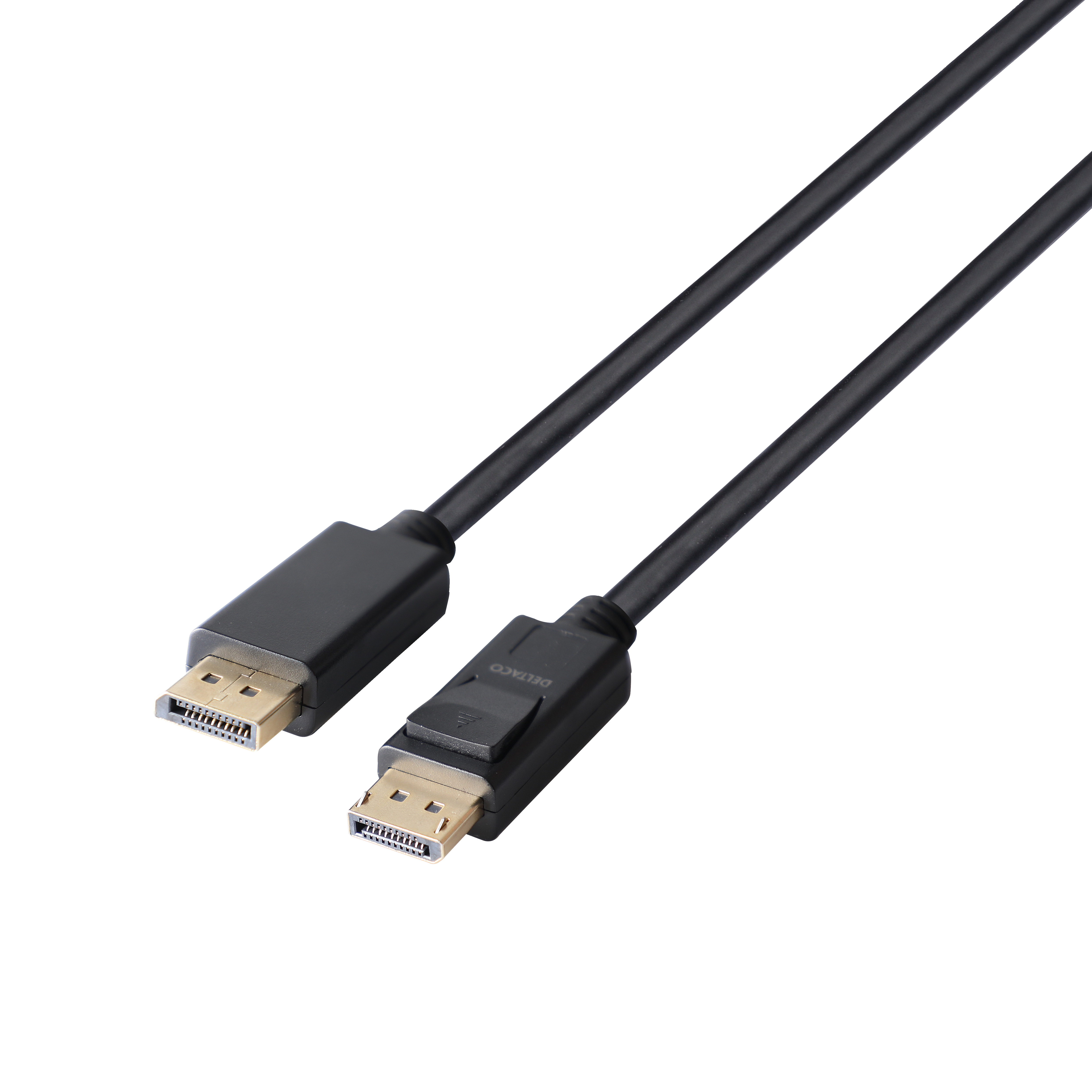 Deltaco DisplayPort-kabel, DP 1.4, 8K@30Hz, 5m, svart