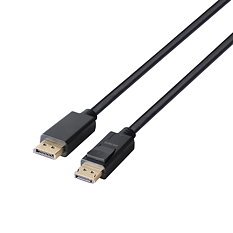 Deltaco DisplayPort-kabel, DP 1.4, 8K@30Hz, 5m, svart