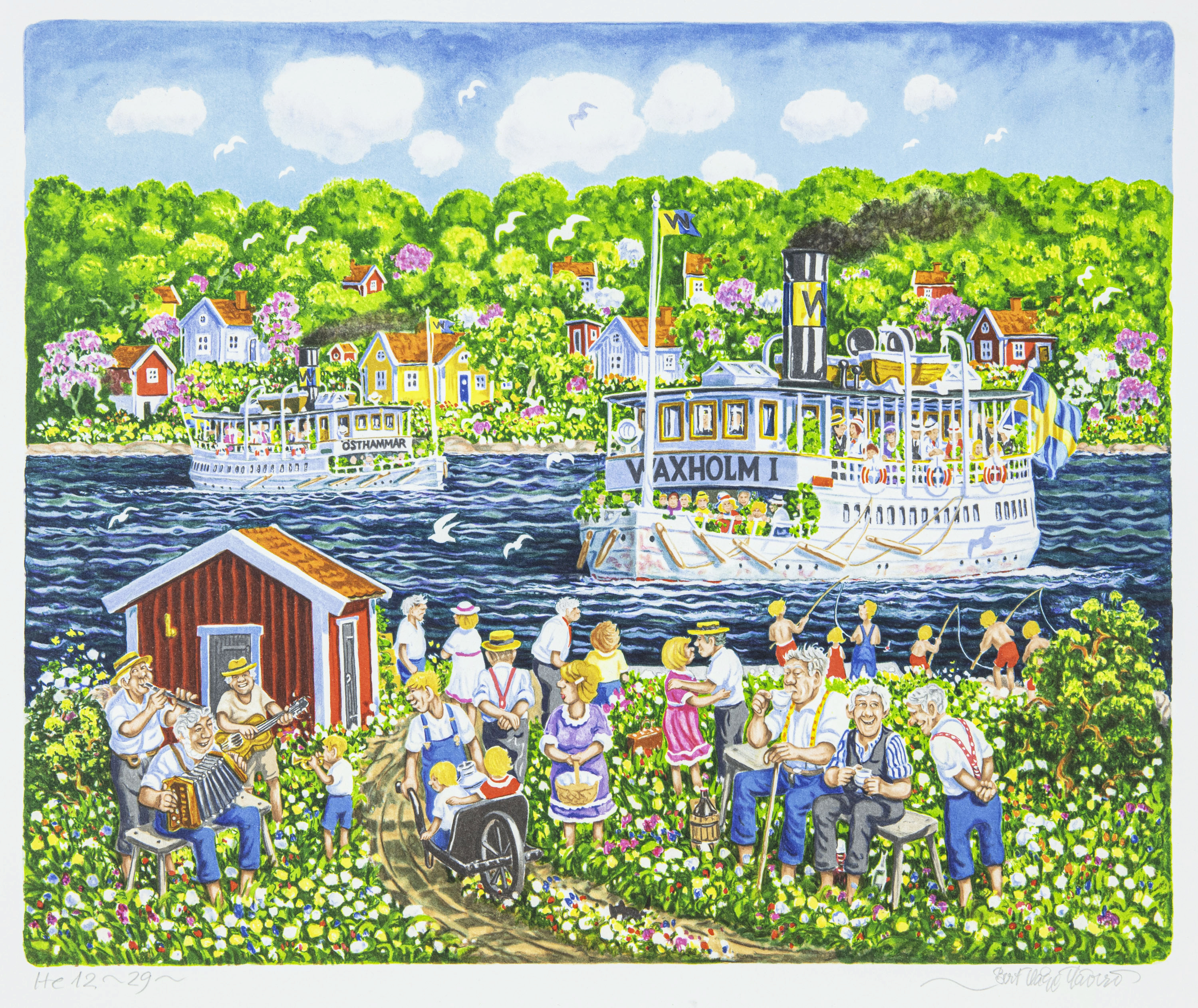 Stockholms Skärgård - I Väddöviken - 2