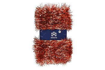 Julgransglitter rödguld 4 m