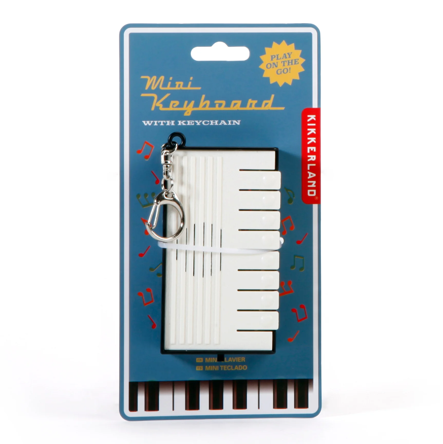 Kikkerland On the Go Mini Piano Keyboard Keychain - 3