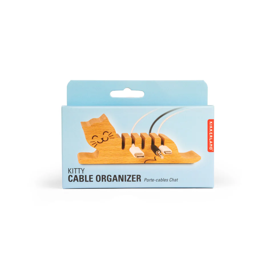 Kikkerland Cat Multi Cord Holder - 3