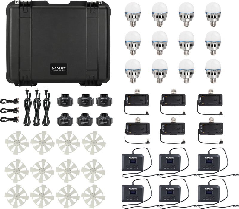 Nanlite PavoBulb 10C 12-light kit - 2
