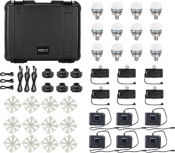 Nanlite PavoBulb 10C 12-light kit