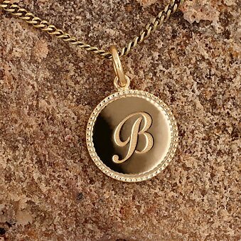 Guldbakke 18k 10mm med Miligriff kant