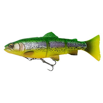 Savage gear 4D line thru trout är en superrealistiskt öringimitation på 25cm för stor gädda
