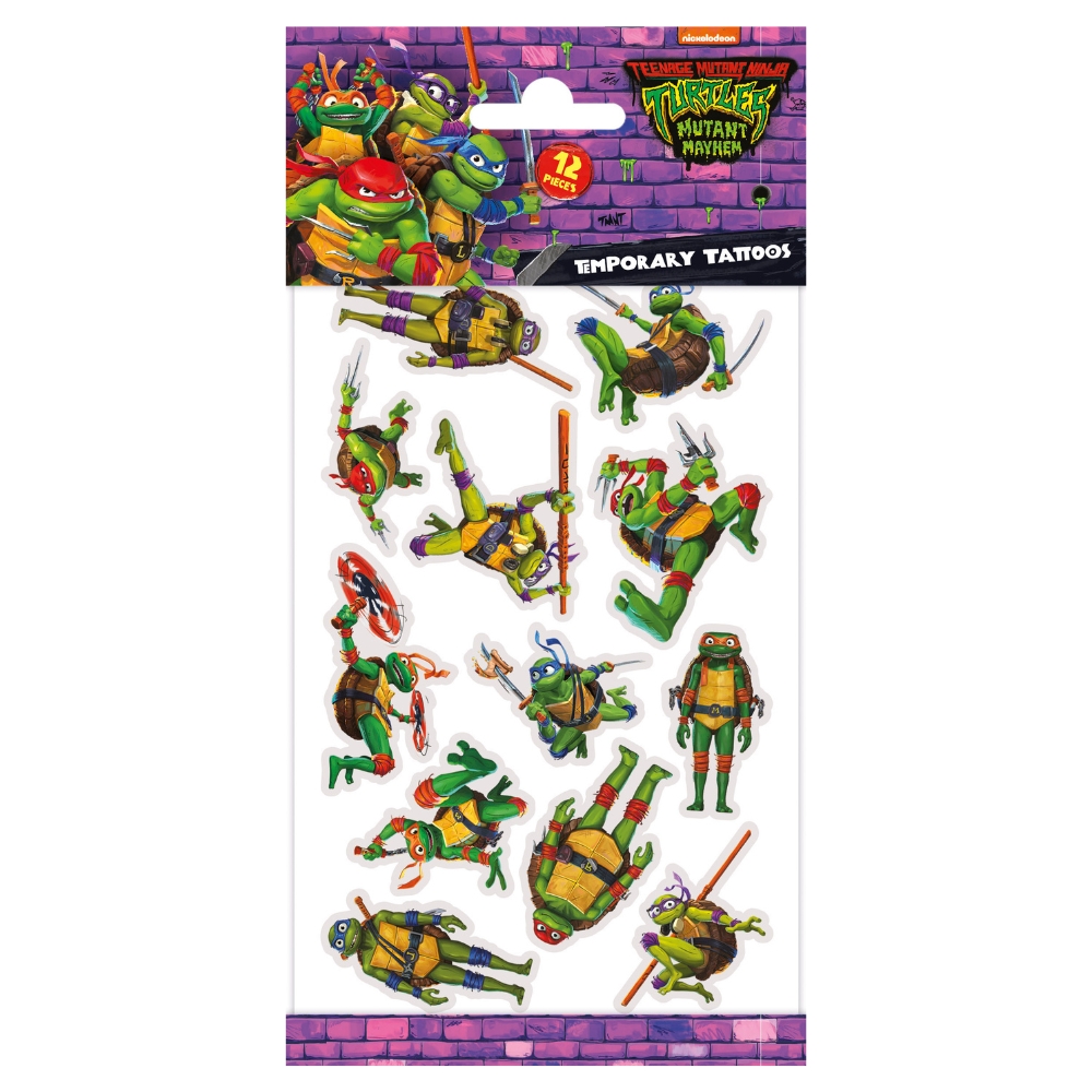 Teenage Mutant Ninja Turtles Temporary Tattoos