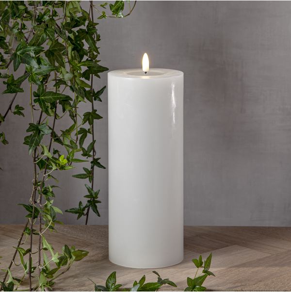 LED Blockljus Flamme Flow Big 27,5 cm