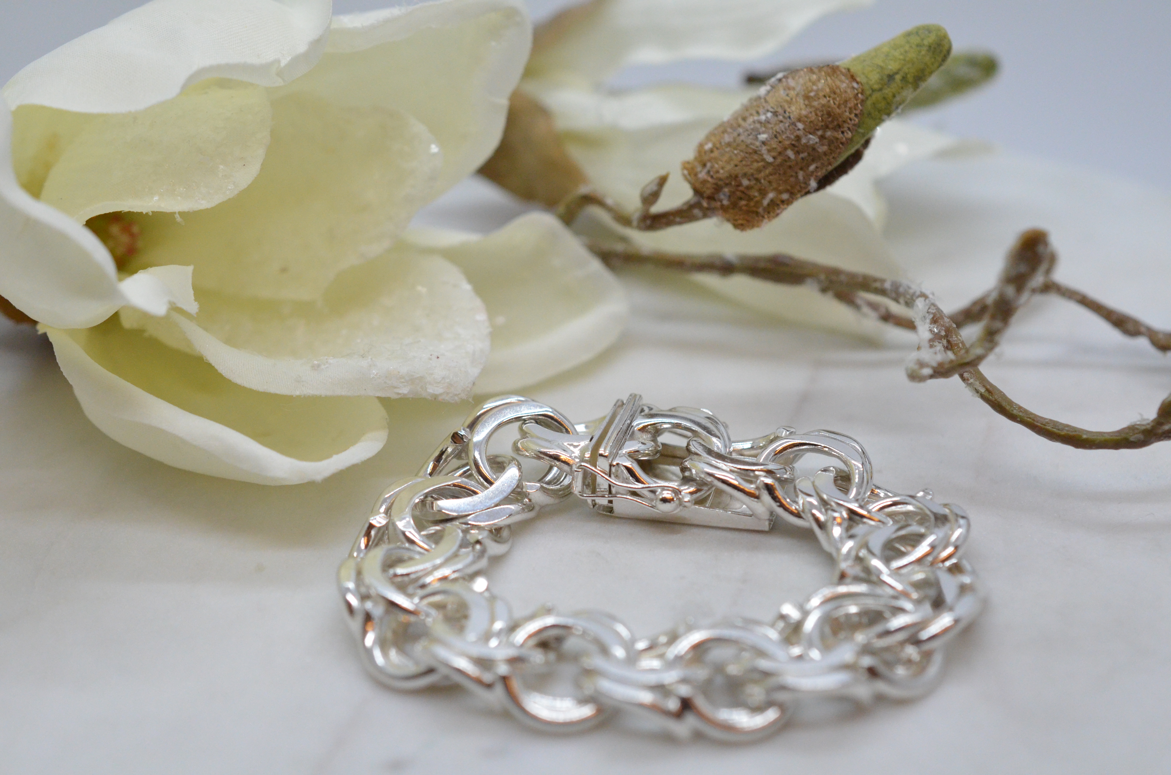 Vintage silver bracelet, Bismarck, 1973