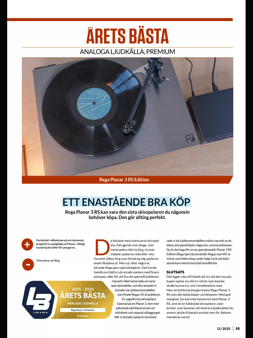 Rega Planar 3 RS-Edition - 2