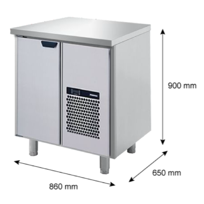 Porkka - Kylbänk GNH - Kylaggregat, 1 Modul - Mått: 860 x 650 x 900 mm - 2