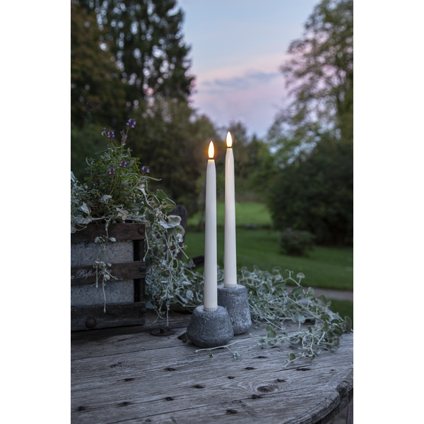 LED Antikljus Flamme Slim Vita 2-pack Utomhus - 2