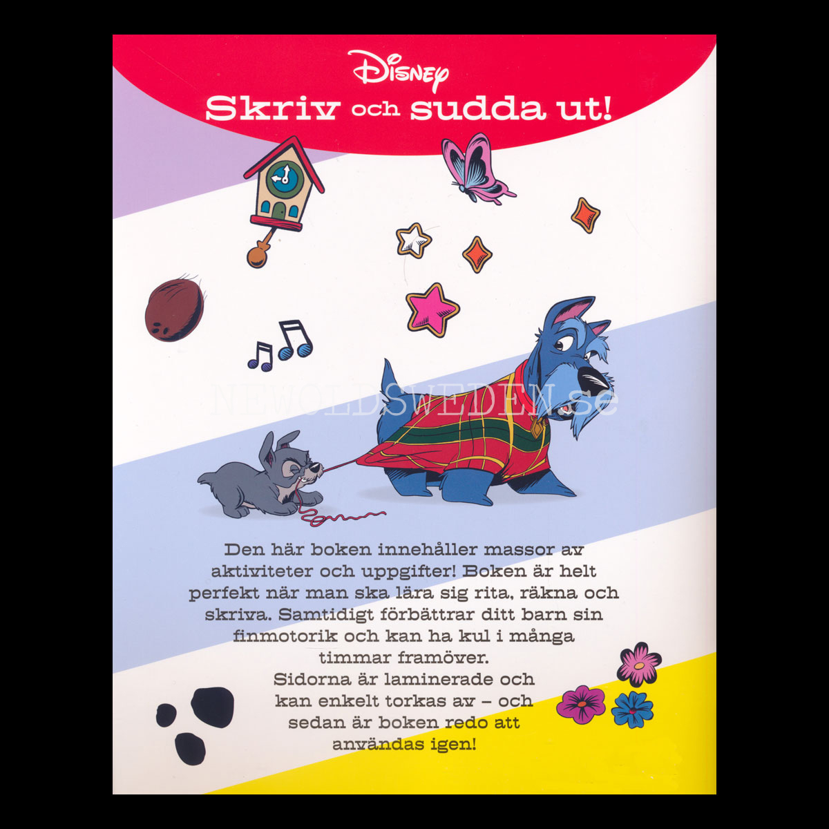 Disney Skriv och sudda ut! ROLIGA UPPGIFTER - L60 - 6