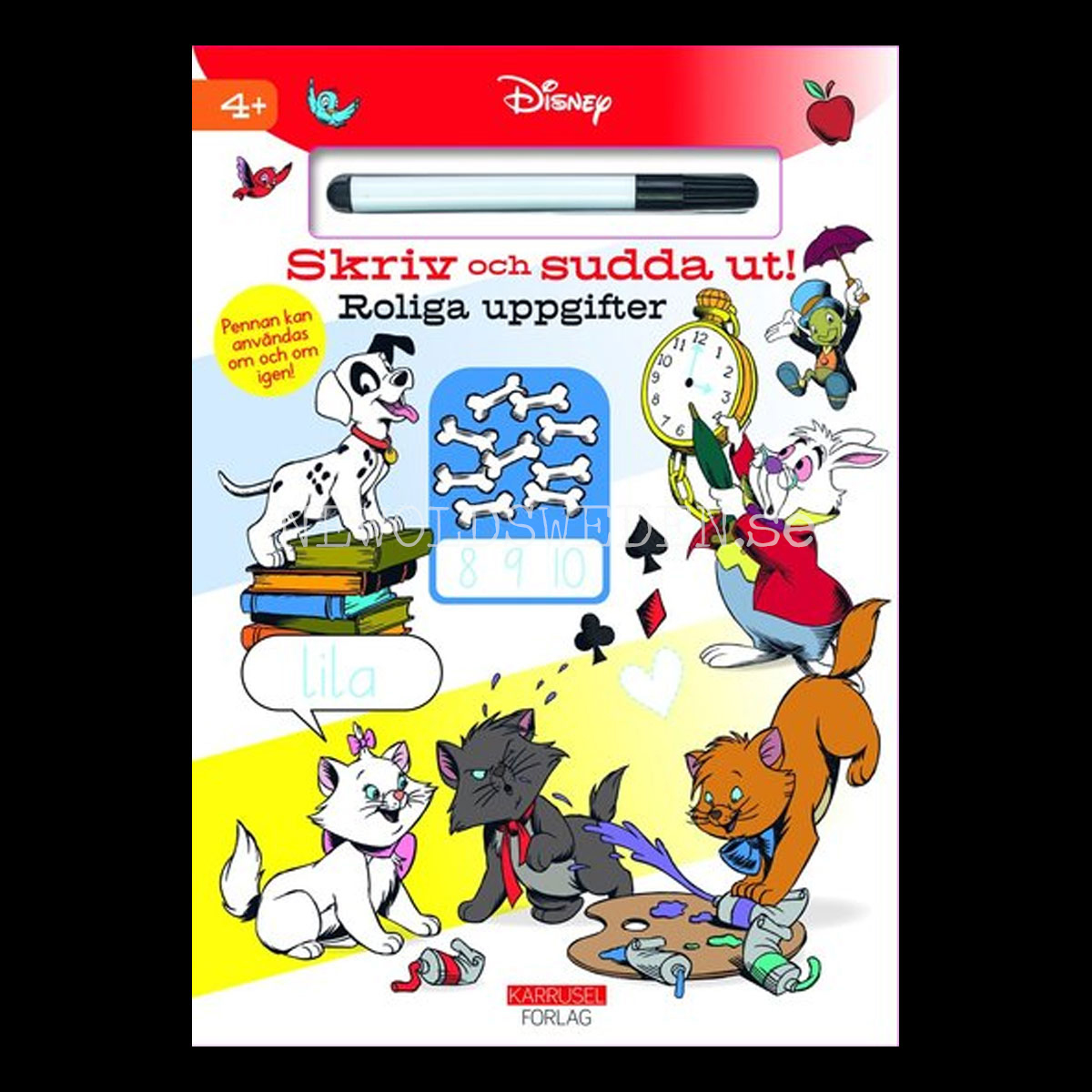 Disney Skriv och sudda ut! ROLIGA UPPGIFTER - L60 - 2