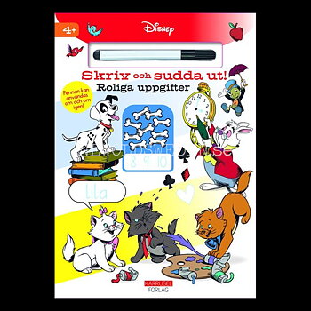 Disney Skriv och sudda ut! ROLIGA UPPGIFTER - L60
