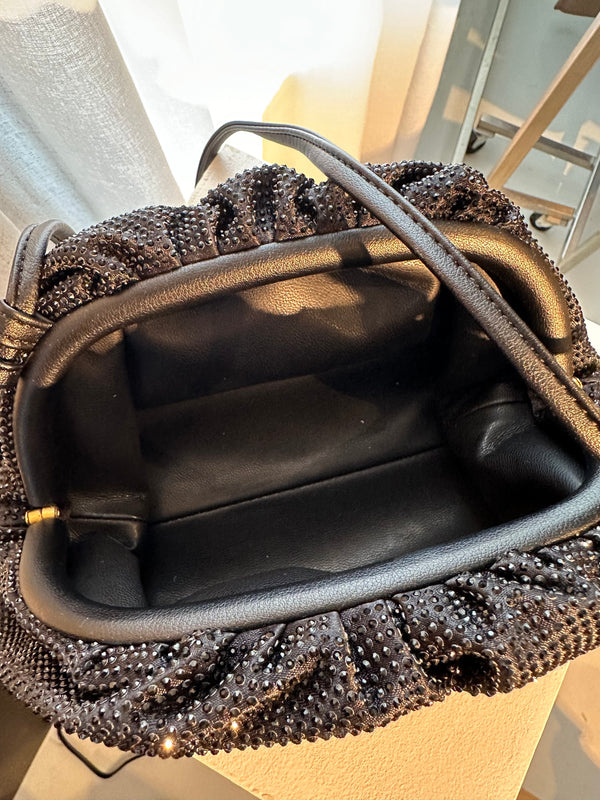 Dumpling Glitter Bag Black - 2