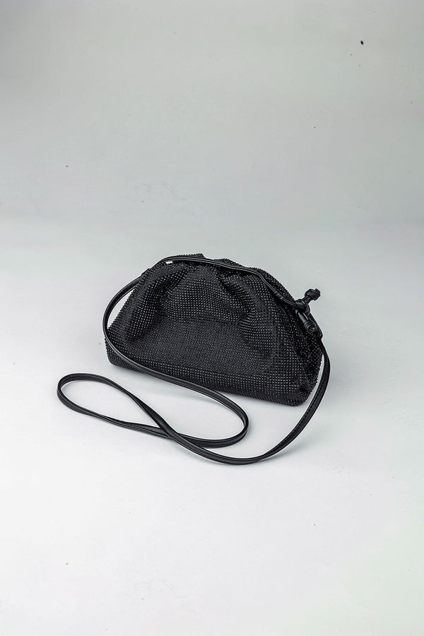 Dumpling Glitter Bag Black