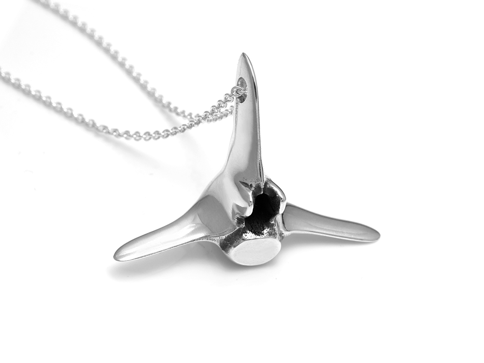 Valkota Halsband, Blåval Smycke i Silver - 2