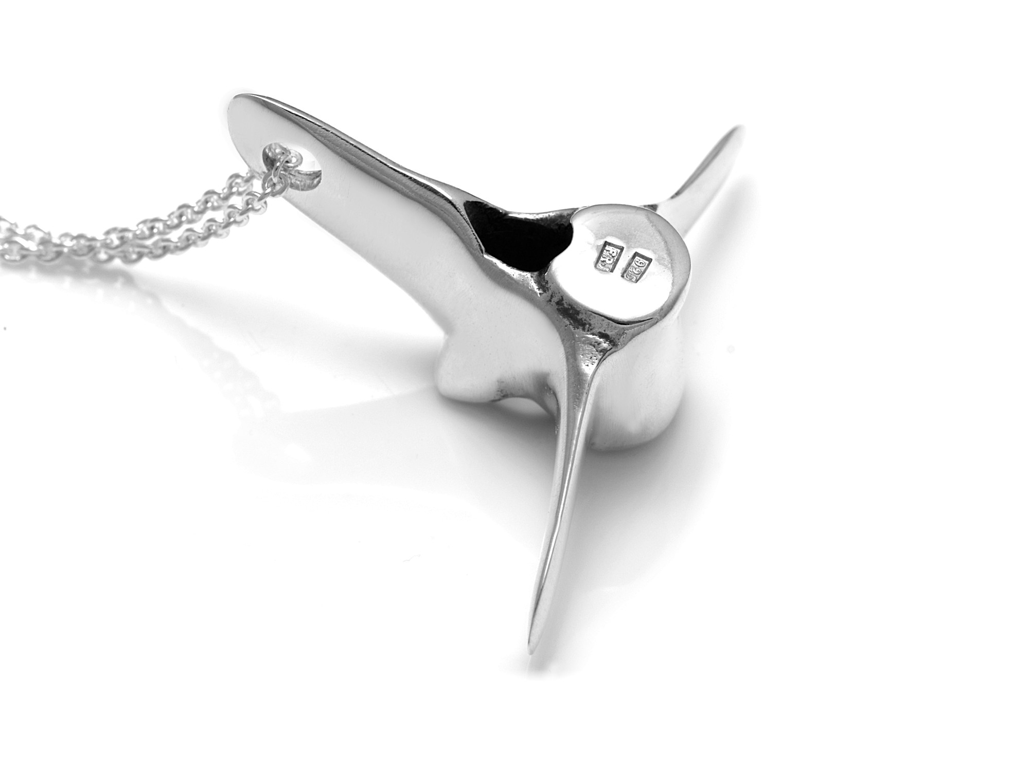 Valkota Halsband, Blåval Smycke i Silver - 3