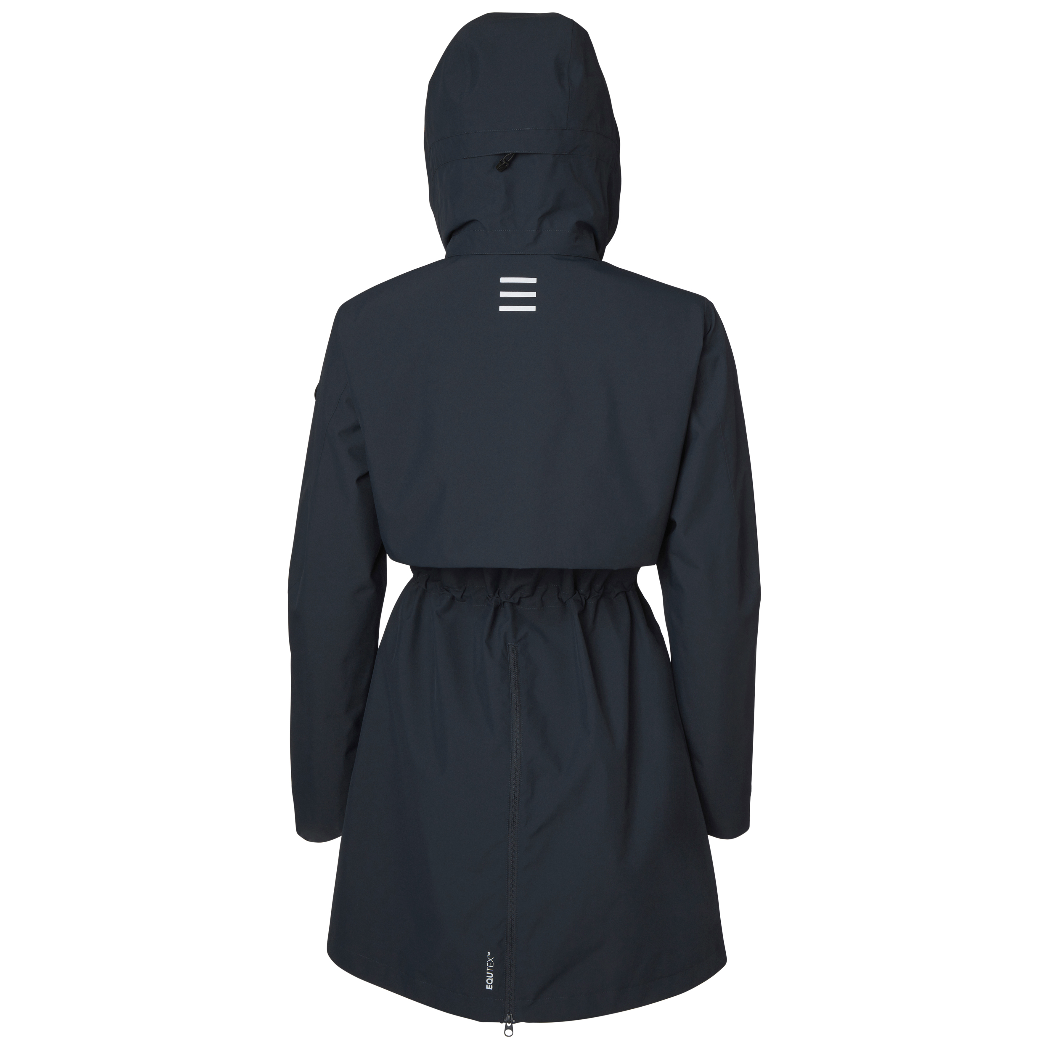 Stierna Cloud Rain Parka - Navy - Breathability function