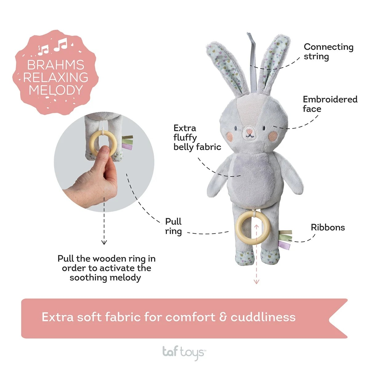 Taf Toys Rylee Musical Bunny - 2