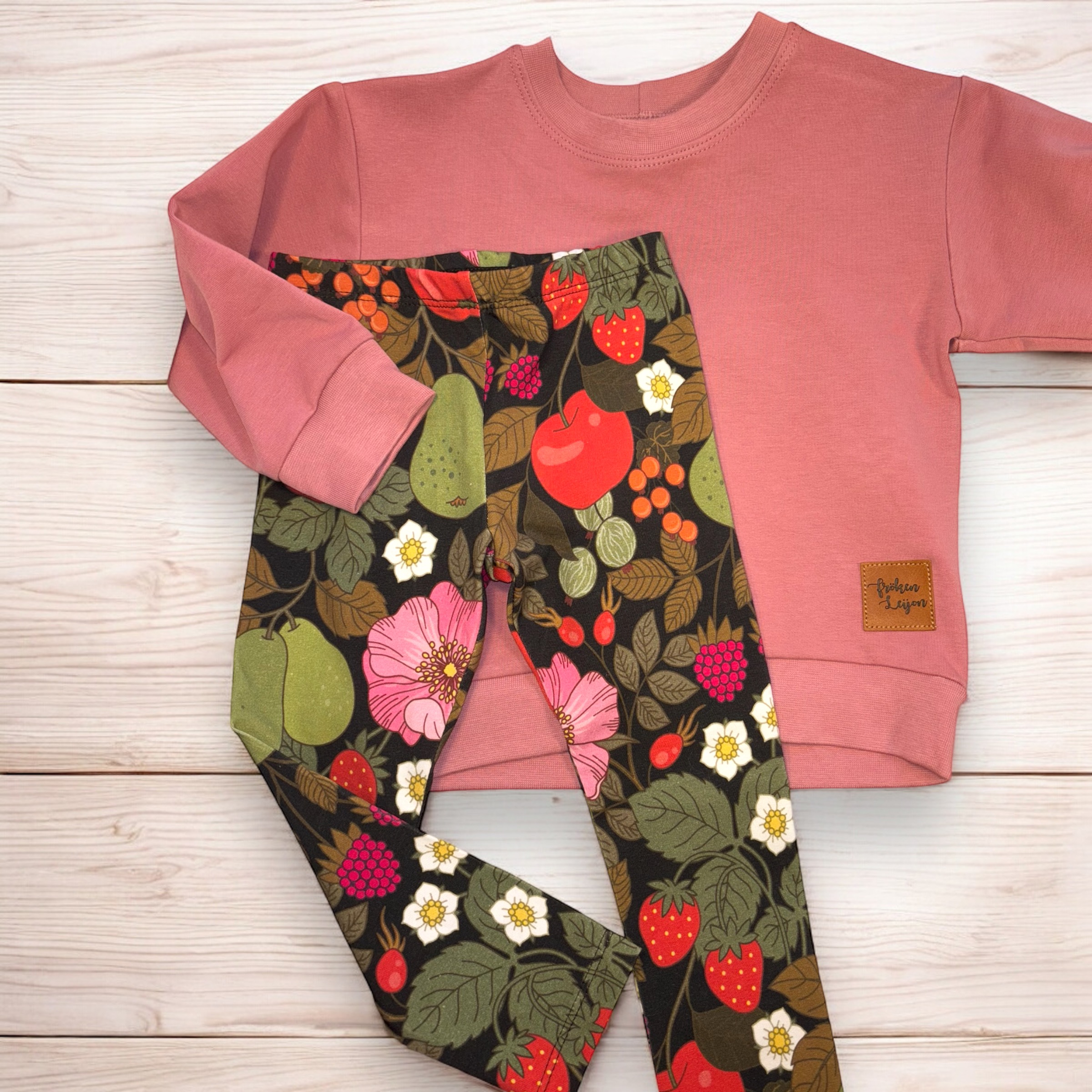 Leggings ”Selmas trädgård" brun - 4