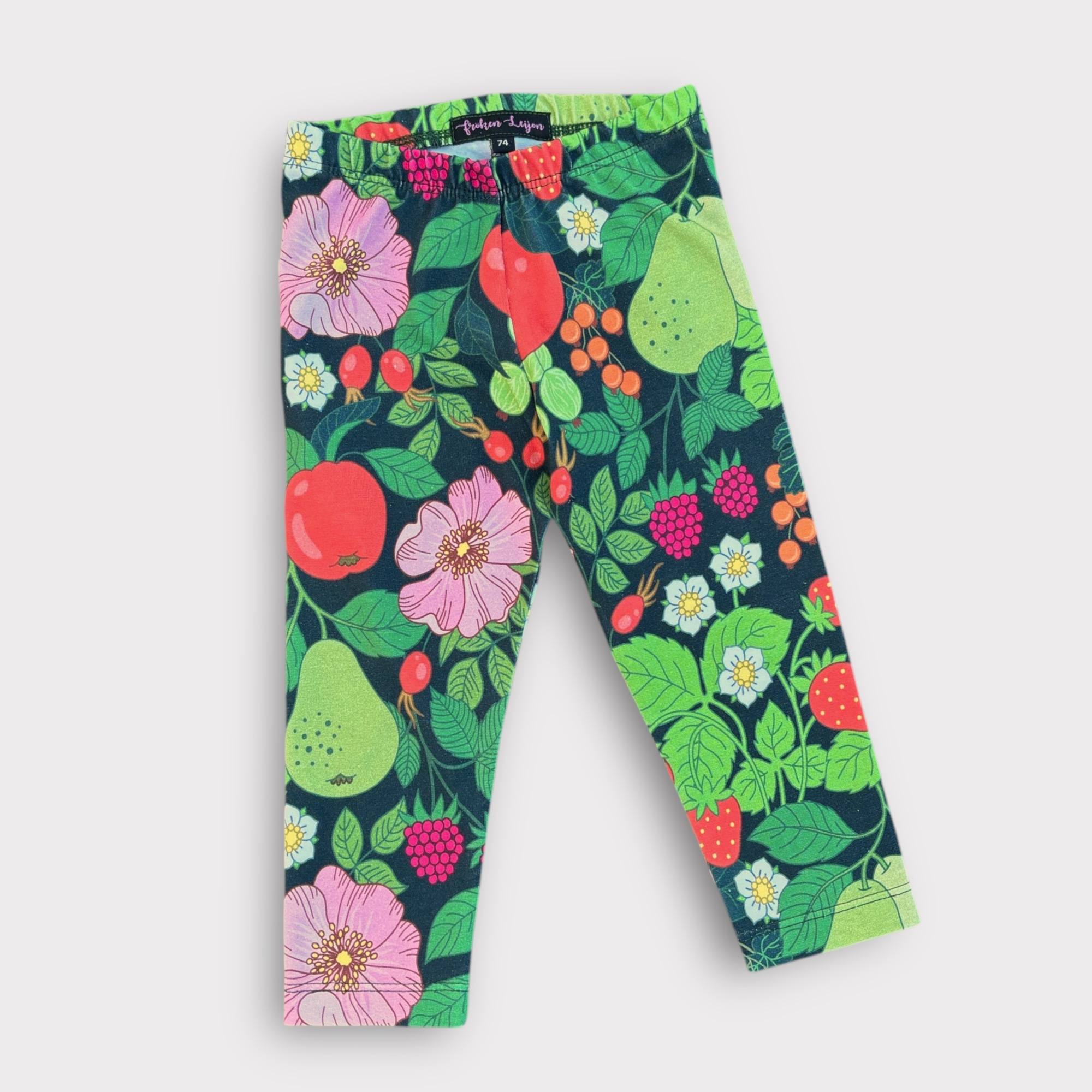 Leggings ”Selmas trädgård" grön