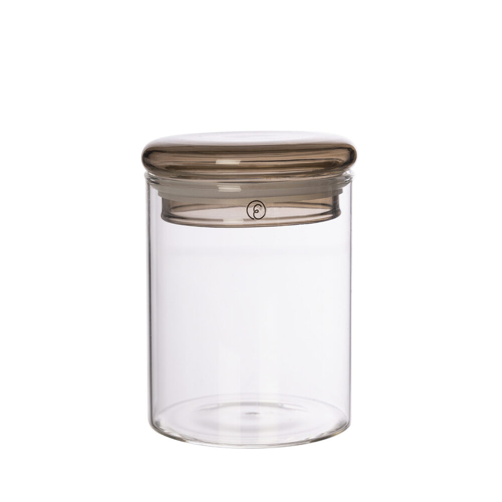 Förvaringsburk glas, d9 h12,5 - Ernst