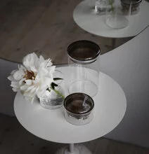Förvaringsburk glas, d11 h18,5cm - Ernst - 2