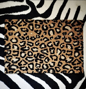 Dörrmatta 40x60 - Leopard