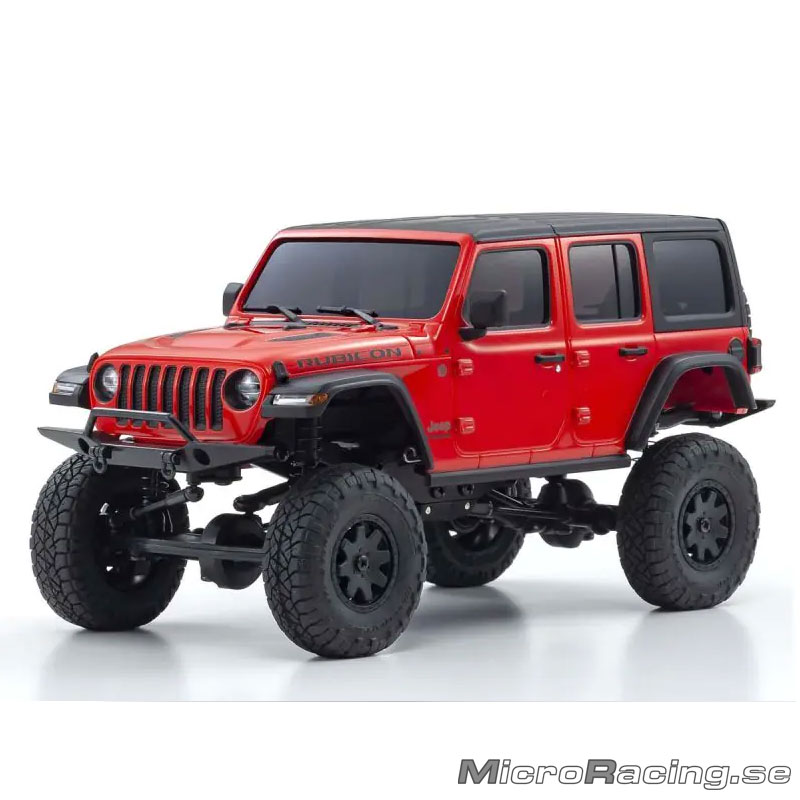 KYOSHO - 4x4 JeepⓇ WRANGLER UNLIMITED Rubicon, Röd - Ready To Run - 2