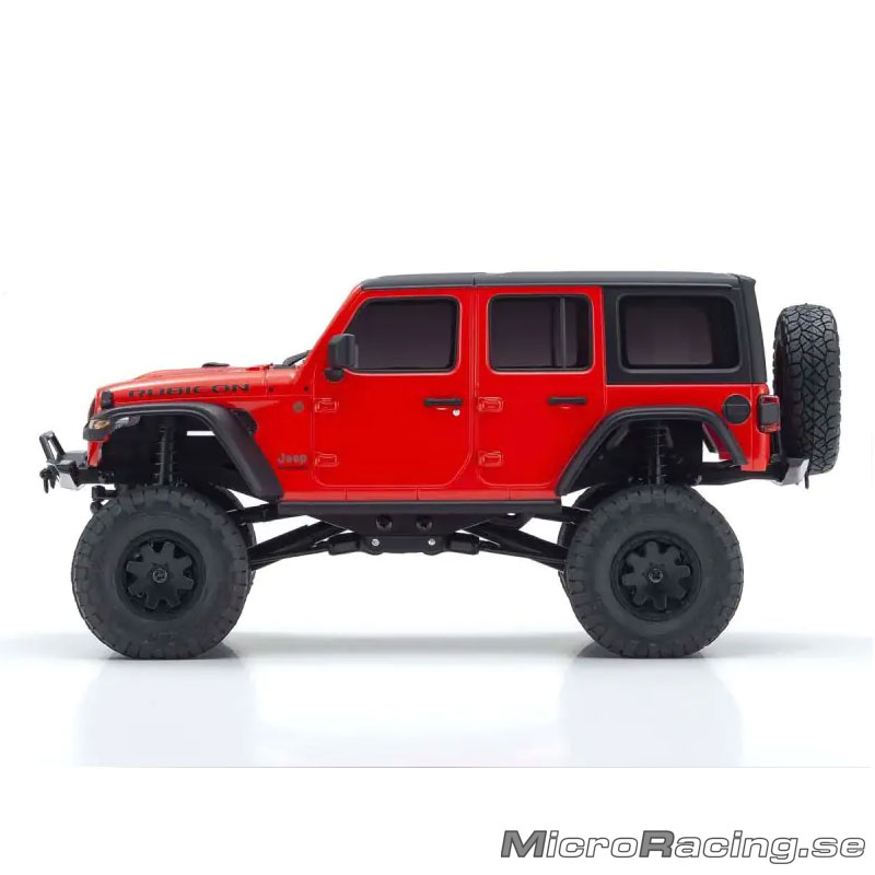 KYOSHO - 4x4 JeepⓇ WRANGLER UNLIMITED Rubicon, Röd - Ready To Run - 4