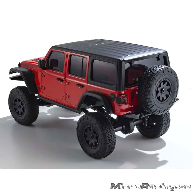 KYOSHO - 4x4 JeepⓇ WRANGLER UNLIMITED Rubicon, Röd - Ready To Run - 6